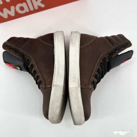 Mellow Walk Jessica Womens High Top Leather Work Safety‎ Shoes Brown Size 5.5 - Picture 3 of 7
